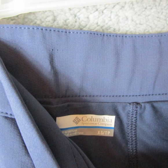 COLUMBIA WOMEN'S FISHING HIKING SKORT NAVY BLUE XS POLYESTER - Picture 3 of 4